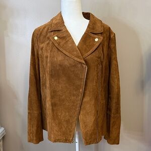 Brown Suede Women's Jacket